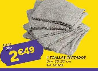 GiFi 4 toallas invitados oferta
