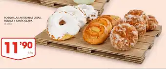 Supermercados Plaza Rosquillas artesanas listas, tontas y santa clara oferta