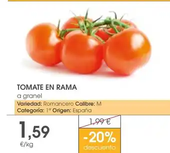 Supermercados Plaza Tomate en rama oferta