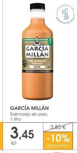 Supermercados Plaza GARCÍA MILLÁN Salmorejo sin pan oferta