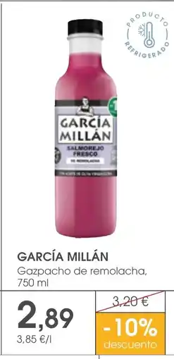 Supermercados Plaza GARCÍA MILLÁN Gazpacho de remolacha oferta
