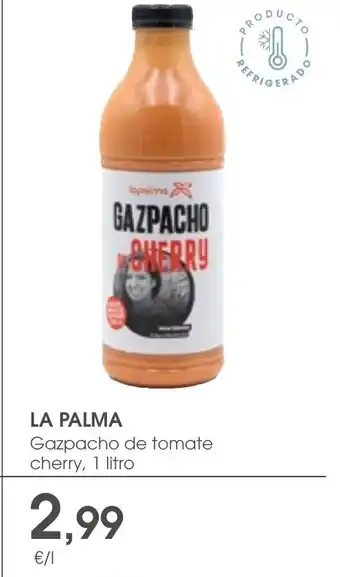 Supermercados Plaza LA PALMA Gazpacho de tomate cherry oferta