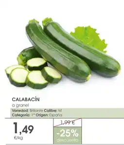 Supermercados Plaza Calabacín oferta