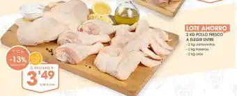 Supermercados Plaza Pollo fresco a elegir entre oferta