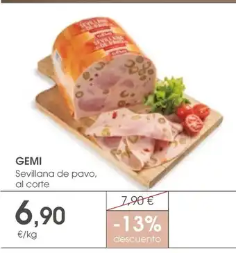 Supermercados Plaza GEMI Sevillana de pavo oferta