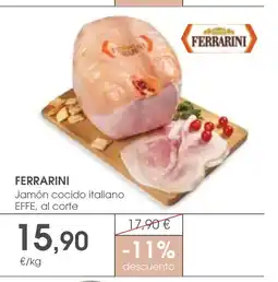 Supermercados Plaza FERRARINI Jamón cocido italiano oferta