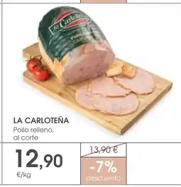 Supermercados Plaza LA CARLOTEÑA Pollo relleno oferta