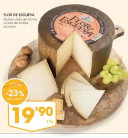 Supermercados Plaza FLOR DE ESGUEVA Queso viejo de leche cruda de oveja oferta