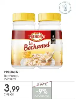 Supermercados Plaza PRESIDENT Bechamel oferta