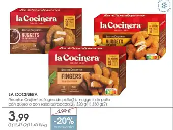 Supermercados Plaza LA COCINERA Recetas Crujientes fingers de pollo oferta