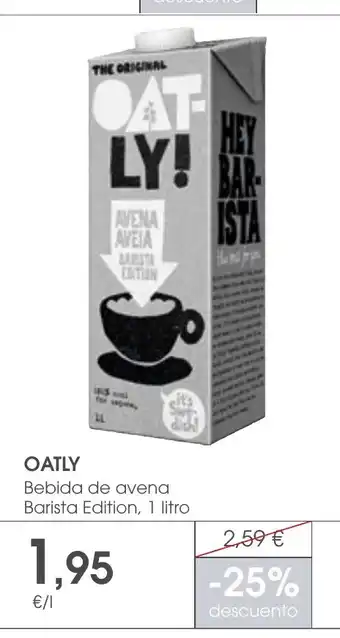 Supermercados Plaza OATLY Bebida de avena Barista Edition oferta