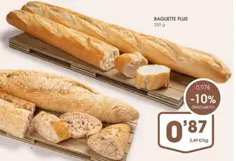 Supermercados Plaza Baguette plus oferta