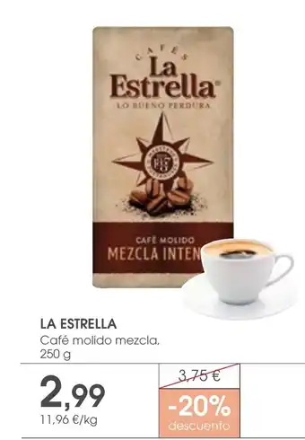 Supermercados Plaza LA ESTRELLA Café molido mezcla oferta