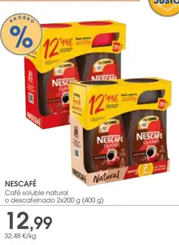 Supermercados Plaza NESCAFÉ Café soluble natural oferta
