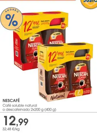 Supermercados Plaza NESCAFÉ Café soluble natural oferta