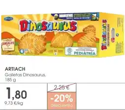 Supermercados Plaza ARTIACH Galletas Dinosaurus oferta