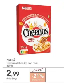 Supermercados Plaza NESTLÉ Cereales Cheerios con miel oferta