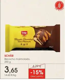 Supermercados Plaza SCHÄR Bizcocho marmolado oferta