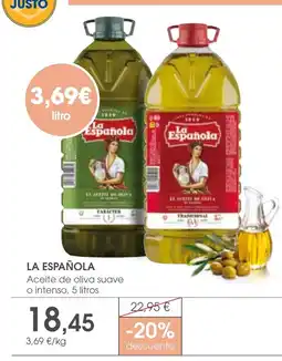 Supermercados Plaza LA ESPAÑOLA Aceite de oliva suave oferta
