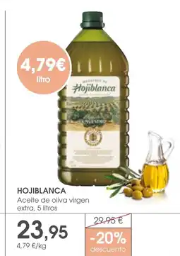 Supermercados Plaza HOJIBLANCA Aceite de oliva virgen extra oferta