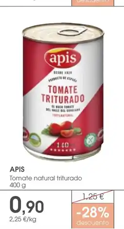 Supermercados Plaza APIS Tomate natural triturado oferta