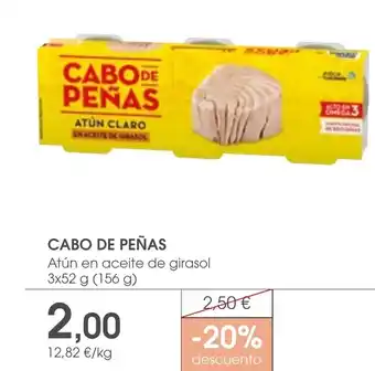 Supermercados Plaza CABO DE PEÑAS Atún en aceite de girasol oferta