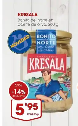 Supermercados Plaza KRESALA Bonito del norte en aceite de oliva oferta