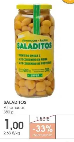 Supermercados Plaza SALADITOS Altramuces oferta