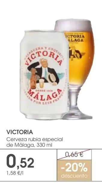 Supermercados Plaza VICTORIA Cerveza rubia especial oferta
