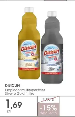 Supermercados Plaza DISICLIN Limpiador multisuperficies Silver o Gold oferta