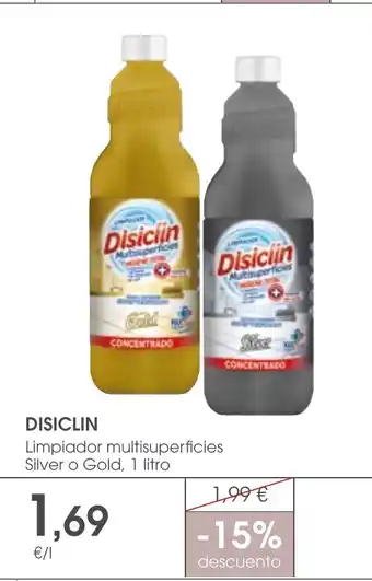 Supermercados Plaza DISICLIN Limpiador multisuperficies Silver o Gold oferta