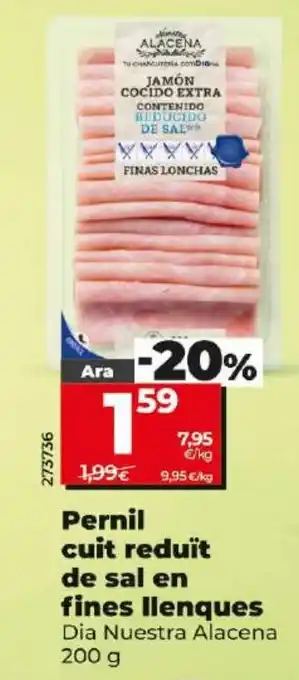 Maxi Dia Pernil cuit reduït de sal en fines llenques oferta