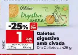 Maxi Dia Galleteca digestive amb civada oferta