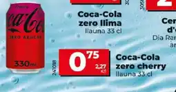 Maxi Dia COCA COLA zero cherry oferta