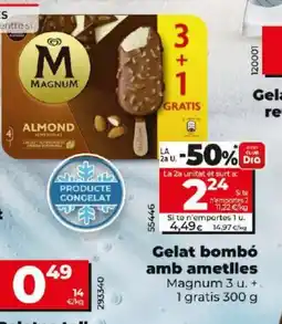 Maxi Dia Gelat bombó amb ametlles oferta