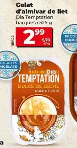 Maxi Dia Gelat d'almívar de llet oferta