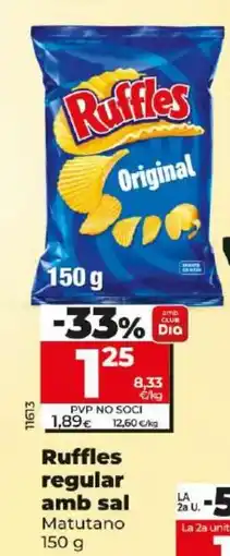 Maxi Dia RUFFLES regulat amb sal oferta