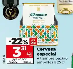 Maxi Dia Cervesa especial oferta