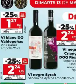 Maxi Dia Vi negre Syrah oferta