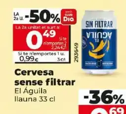 Maxi Dia Cervesa sense filtrar oferta