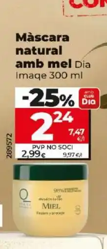 Maxi Dia Màscara natural amb mel oferta