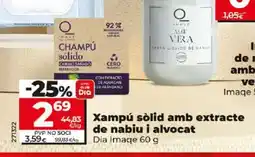 Maxi Dia Xampú sòlid amb extracte de nabiu i alvocat oferta