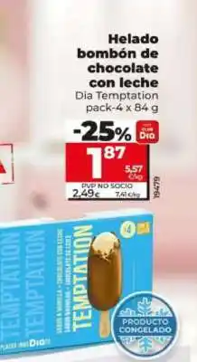 Dia Helado bombón de chocolate con leche oferta