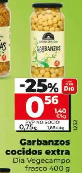 Dia Garbanzos cocidos extra oferta