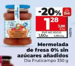 Dia Mermelada de fresa 0% sin azúcares añadidos oferta