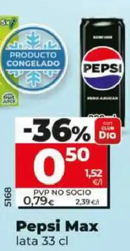 Dia PEPSI MAX oferta