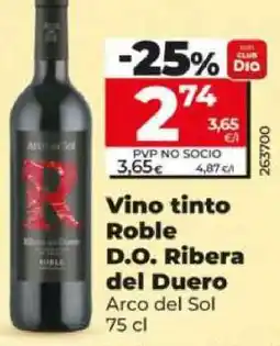 Dia Vino tinto roble D.O. Ribera del Duero oferta