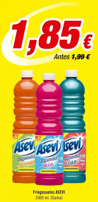 Aquabel Perfumerías Asevi - friegasuelos oferta