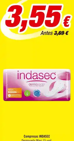 Aquabel Perfumerías Indasec - compresas oferta