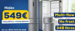 Tiendas Electrón Haier - frigorífico htr3619enmn oferta